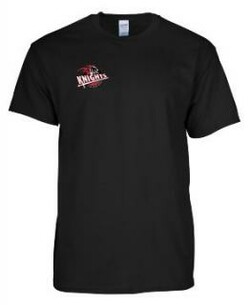 black tshirt with Lillian Schick logo on the front